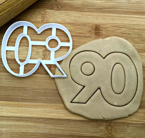 Vista 2 de Inc Number 90 - Cortador de galletas, apto para lavavajillas (2 pulgadas de alto)