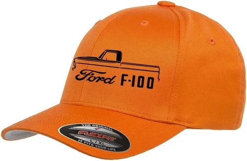Vista 3 de 1967-1972 Ford F100 F-100 Pickup Truck Diseño Clásico de Contorno Flexfit sombrero Gorra
