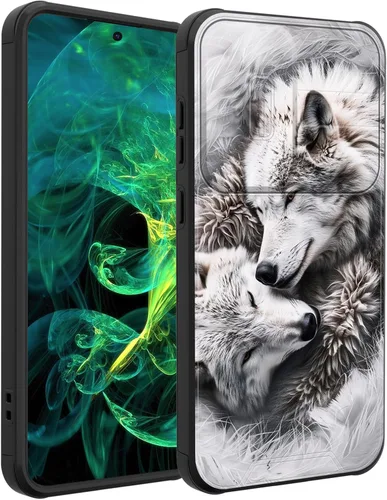 Vista 197 de Funda para Galaxy A16 5G con cubierta para cámara deslizante, resistente de doble capa, híbrida, a prueba de golpes, funda protectora resistente