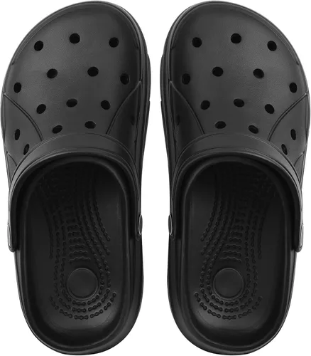 Vista 9 de VONMAY Zuecos de plataforma para mujer, zapatos de jardín con soporte para el arco, cómodas sandalias de meter para la playa