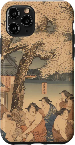 Vista 10 de iPhone 15 Sumo Wrestling Expression Japón Rich Cultural Heritage Case