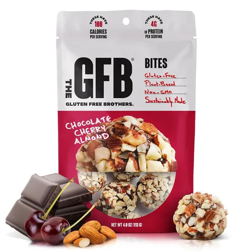 Vista 31 de The GFB Bocaditos de proteína aptos para alérgenos para pastel de cumpleaños, aperitivos sin gluten sin nueces, bolas de proteína a base de plantas