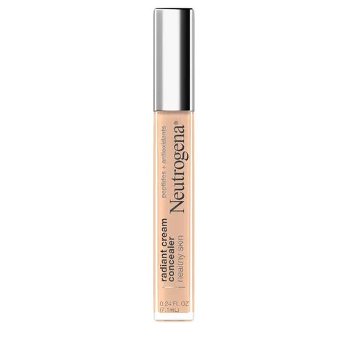 Vista 17 de Neutrogena Corrector de crema iluminadora radiante de piel saludable con péptidos y vitamina E antioxidante, crema correctora perfeccionadora