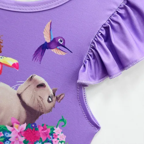 Vista 3 de AOVCLKID Disfraz de princesa para niñas disfraz de Halloween vestidos de paty elegantes
