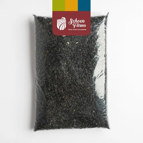 Vista 2 de Schoen Farms Semillas de girasol de aceite negro para pájaros (6 libras)
