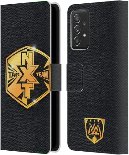 Vista 65 de Head Case Designs Officially Licensed WWE Cruiserweight Champion Title Belts Leather Wallet Case Compatible with Samsung Galaxy A07 4G Campeón
