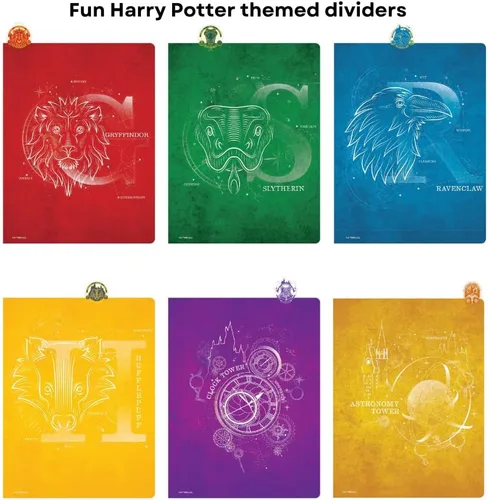 Vista 4 de Cuaderno de escritura del mapa del merodeador de Harry Potter y diario con pestañas para niños, adolescentes o adultos