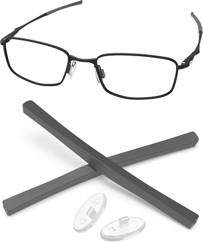 Vista 19 de Kits de goma de repuesto Piezas de nariz y auriculares para Oakley Casing OX3110/Clubface OX3102 Negro