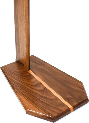 Vista 5 de Ruach GS-5 Soporte de guitarra de madera para guitarra acústica y eléctrica - Madera de nogal