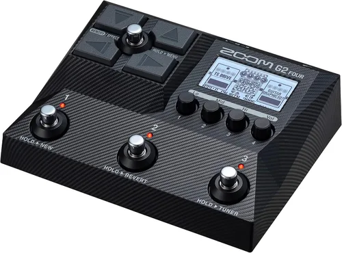 Vista 3 de Zoom G2X - Procesador de efectos de cuatro guitarras con más de 75 efectos y modelado de amplificadores, IR multicapa, Looper, patrones de ritmo