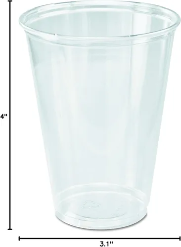 Vista 2 de Dart TP10D Vaso de plástico PET ultra transparente de 10 oz (caja de 1000)
