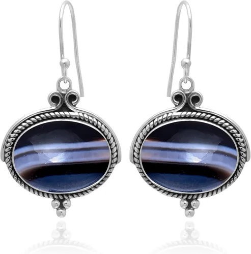 Vista 17 de Veracity Jewelry - Aretes de plata de ley con piedras preciosas para mujeres y niñas, regalo para su cumpleaños, aniversario, esposa, mamá, novia