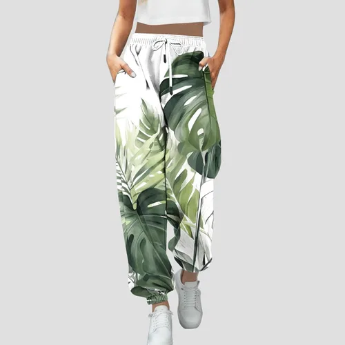 Vista 2 de joysale Womens Tall Sweatpants Winter High Waisted Bottom Pants Lounge Trousers with Pockets