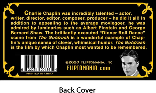Vista 3 de Fliptomania Charlie Chaplin Flipbook 3 Pack: El circo, la fiebre del oro, la pista The Rink, The Gold Rush & The Circus on Flip Book Paper