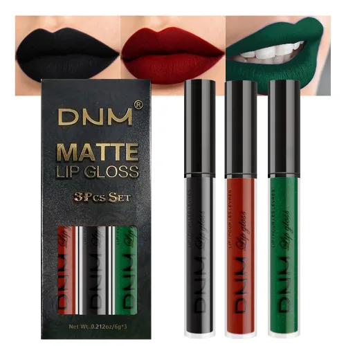 Vista 34 de evpct Juego de 2 lápices delineador de labios y lápiz labial líquido mate de 24 horas, color ciruela púrpura, maquillaje para mujer, lápiz labial