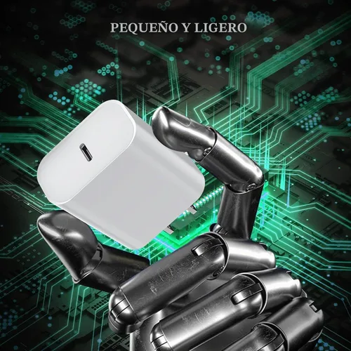 Vista 3 de Cargador rápido para iPhone 14 13 12, [certificado Apple MFi] 20 W USB C Apple cargador rápido de pared con cable de sincronización de datos