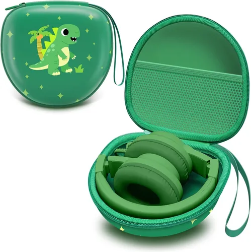 Vista 9 de Funda para auriculares plegables para niños, color negro (solo funda)