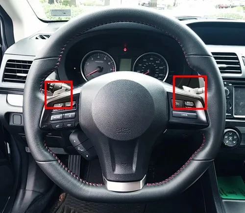 Vista 3 de iJDMTOY Extensiones de palanca de cambios de paleta de paletas de fibra de caron forjada más grandes compatibles con Subaru BRZ Impreza WRX Legacy