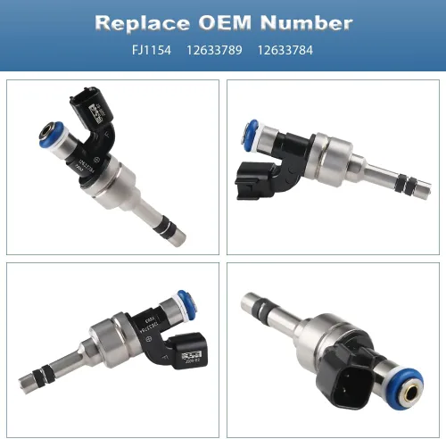 Vista 3 de Inyectores de combustible compatibles con Chevy Equinox GMC Terrain 2011-2017 12633784