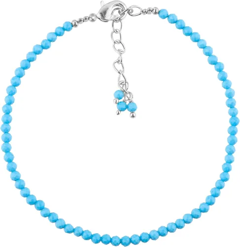 Vista 14 de TGH Pulsera de cuentas naturales con piedras preciosas microfacetadas, joyería para ella, cristales curativos energéticos de piedra natal, cadena