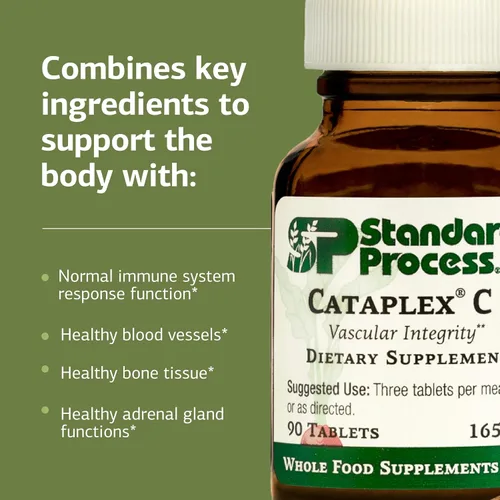 Vista 4 de Proceso estándar Cataplex C - Apoya la salud inmunológica y ósea - Ayuda a la piel saludable y el tejido conectivo - Incluye vitamina C antioxidante