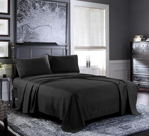 Vista 18 de Pure Bedding Juego de Sábanas Twin - Sábanas de Cama de Microfibra Ultra-Suave 1800 - Doble Cepillado - Bolsillos Profundos - Ajuste Fácil - Extra
