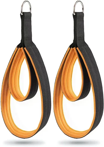 Vista 8 de Wonderful Day 2 correas de pilates para reformador, cómodo grosor mejorado, correas de ejercicio de doble bucle con anillo en D para entrenamiento