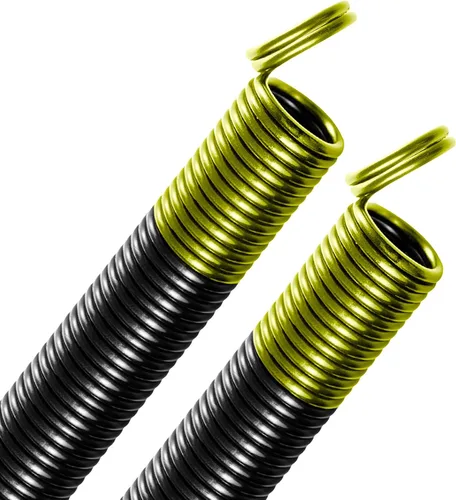 Vista 9 de Muelles de extensión de puerta de garaje de doble bucle para servicio pesado de 80 libras (paquete de 2) - Dorado Muelles para reparación