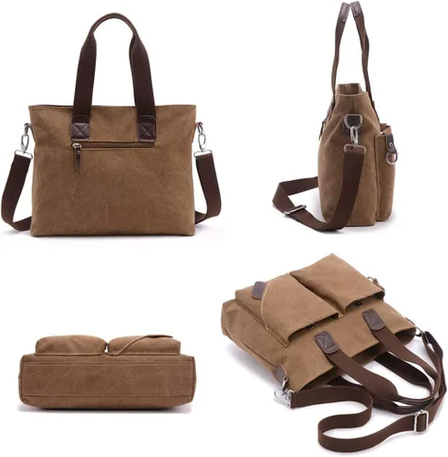 Vista 3 de BNWVC Bolso cartera con tiras. Cartera estilo Tote. Carteras con tiras.