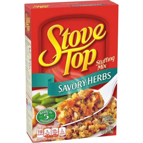 Vista 16 de Mezcla de relleno de pan de maíz Stove Top, caja de 6 oz
