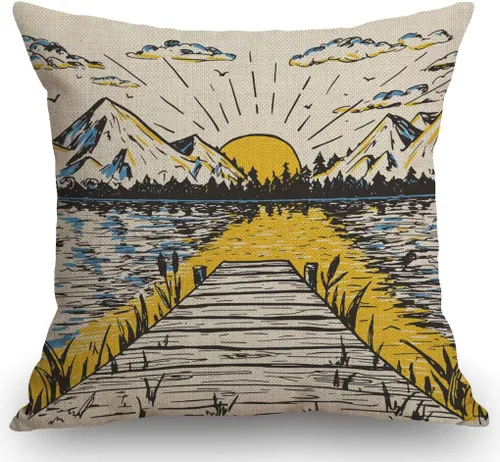 Vista 9 de SSOIU Funda de almohada con cita motivacional, Tell me and I Forget, Teach me and I Remember, Involve me and I Learn de lino y algodón, funda