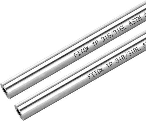 Vista 17 de Tubo sin costuras de acero inoxidable 316/316L 1" DE × 0.065" de pared × 40" de longitud. Tubo recocido ASTM A269 (1 pieza)