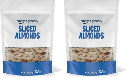 Vista 6 de Marca Amazon - Almendras rebanadas Happy Belly, 12 onzas (Paquete de 1)