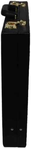 Vista 3 de Attache Case - Maletín lateral duro, con bloqueo de combinación doble, color negro, Negro