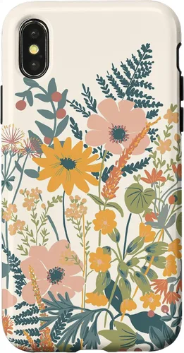 Vista 5 de iPhone 16 Cute Summer Wildflowers Pattern Design Floral Case