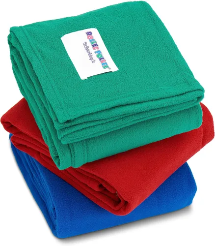 Vista 7 de ROLLEE POLLEE Northwest - Manta de dormir de forro polar verde para niños, manta súper suave que no forma bolitas, individual - Solución acogedora