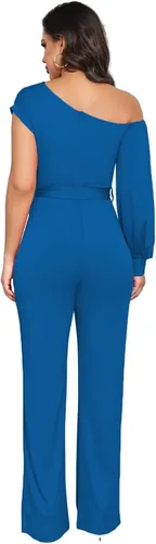 Vista 124 de DeftSharp Overol largo y elegante para mujer, sexy, para cóctel, fiesta, club, casual, para trabajo