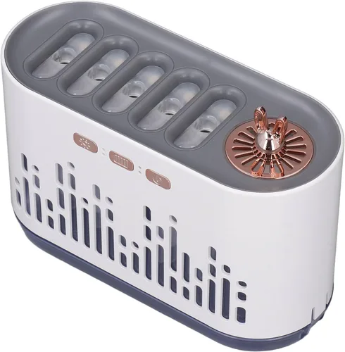 Vista 2 de SUNGOOYUE Humidificador difusor de aceite esencial súper silencioso con 7 luces coloridas para aliviar el estrés