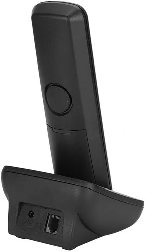 Vista 8 de Intercomunicador telefónico inalámbrico digital con llamadas manos libres, 100-240V (negro)