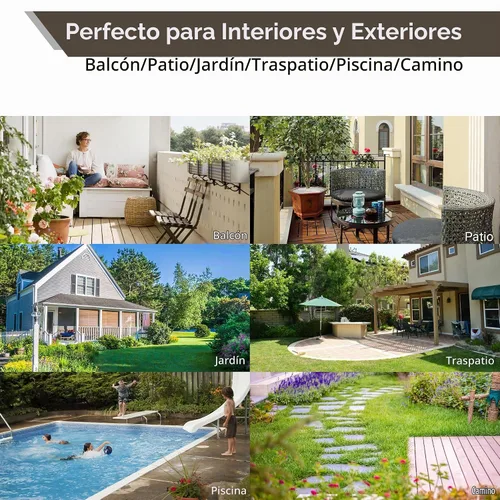 Vista 9 de PrimeZone - 9 azulejos entrelazados de madera de acacia sólida para terraza, patio, 12 x 12 pulgadas, impermeables, para interiores y exteriores