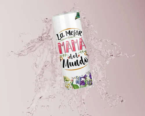 Vista 3 de Casitika Regalos para mamá. Vaso de 20 onzas para mamá española. Regalo para la mejor mamá. Detalle para el día de las madres o cumpleaños. Regalo