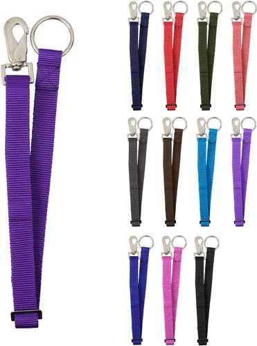 Vista 10 de Derby - Correas ajustables resistentes para cubo de agua de caballo (azul rey)
