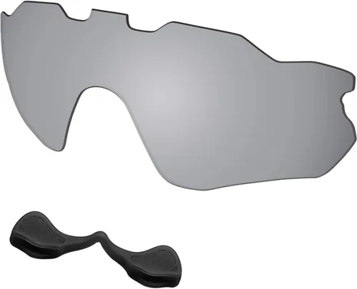Vista 10 de Radar Pace - Lentes y piezas de nariz de repuesto para gafas de sol Oakley OO9333 polarizadas Azul espejo