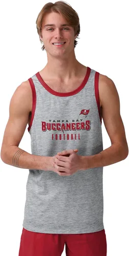 Vista 23 de FOCO NFL Mens NFL Team Logo Fashion Shirt Sleeveless Top