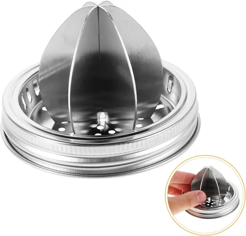 Vista 8 de Cabilock Manual Stainless Steel Citrus Juicer with Ergonomic Handle Efficient Hand Press Juicer for Lemons and Oranges Easy to Clean Dishwasher Safe