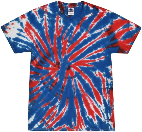 Vista 51 de Colortone Camisetas Tie Dye para Hombre y Mujer - Camisetas de manga corta unisex Tie-Dye para adultos Acadia