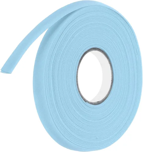 Vista 176 de MECCANIXITY Cinta al bies de doble pliegue de 1 pulgada, cinta al bies de poliéster continua a granel para coser, costura, acolchado, dobladillo