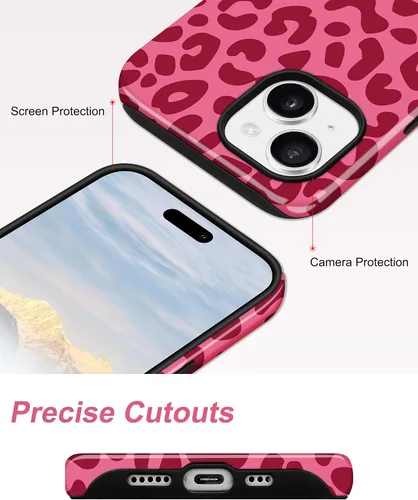 Vista 225 de Jusy Funda compatible con MagSafe con estampado de caparazón de tortuga marrón para iPhone 7/8/SE, cubierta protectora de TPU suave magnética