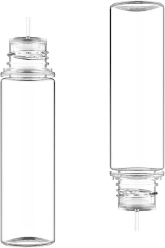 Vista 6 de Chubby Gorilla - Botella transparente de unicornio de 2.0 fl oz, tapa Natl V3 (paquete de 5), CGUB1-60MLV3-NATL