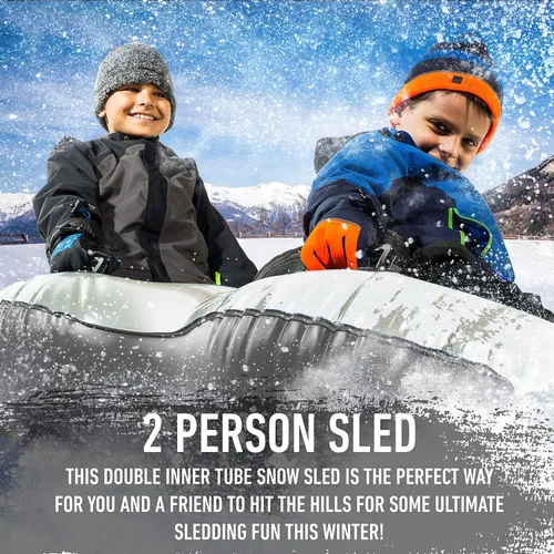Vista 2 de Franklin Sports Rubber Snow Tube with Cover